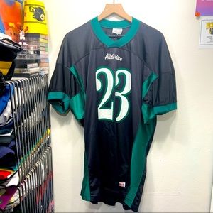 L-XL. VINTAGE PITTSBURGH TAYLOR ALLDERDICE DRAGONS FOOTBALL JERSEY BY RIDELL